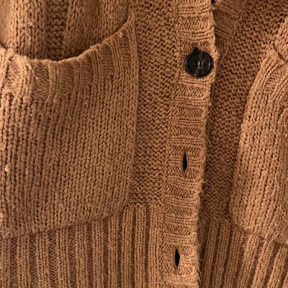 J Crew - camel - oversized button up. Size S. - Picture 2 of 3